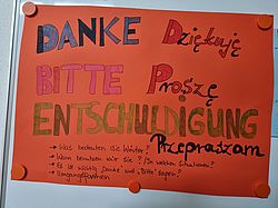 Ein paar Wörter auf Polnisch