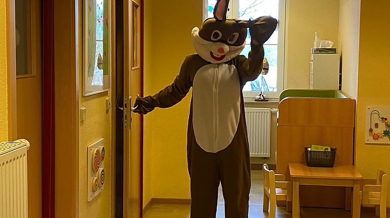 Der Osterhase kommt uns besuchen, es war so aufregend 