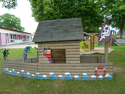 Piratenboot für unsere Kleinsten